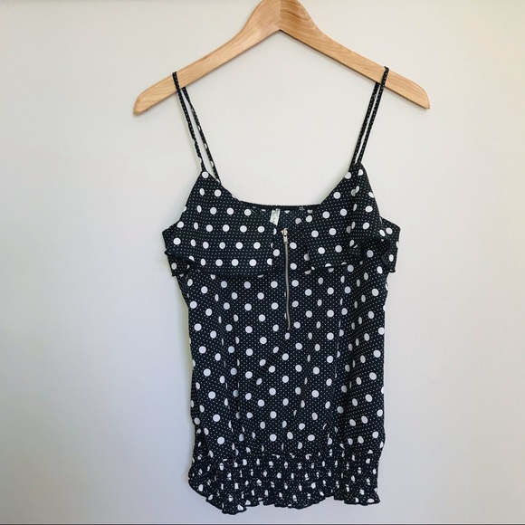 MUST HAVE | Polka Dot Spaghetti Strap Top Size M - Picture 9 of 9